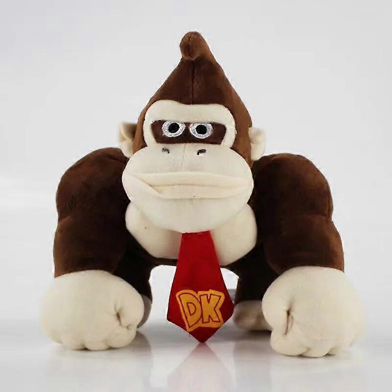 Jucării de pluș Donkey Kong de 25 cm Maimuță de desene animate Jucărie de pluș moale Animale drăguțe Păpuși de pluș pentru copii Cadouri de Crăciun
