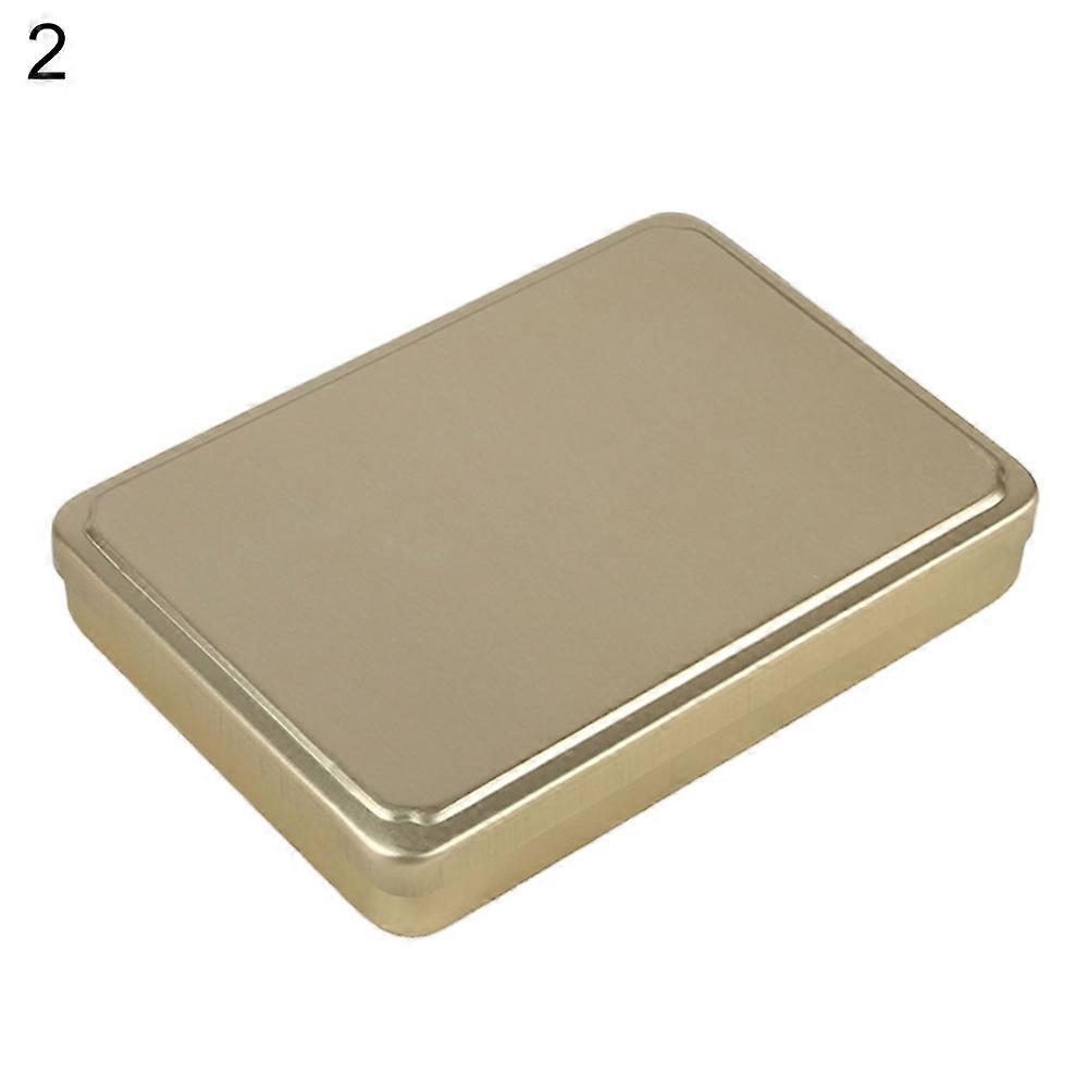 Aluminum Rectangle Single-layer School Lunch Box Food Snack Storage Container KAESI