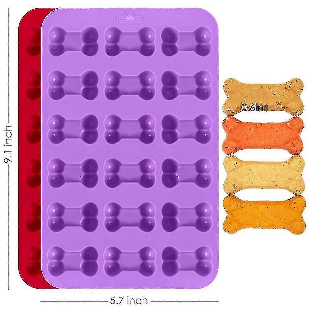 3 Pcs Silicone Molds Puppy Dog Paw And Bone Shaped Reusable Ice Candy