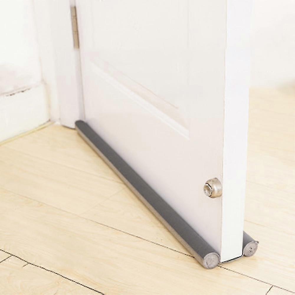 Twin Door Draft Stopper,under Door Bottom Seal Strip Noise Blocker