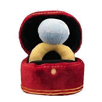 Ring Box Peluche Giocattolo Love Case Pet Farcito Pet Chew Toy Suoni Cuccioli Bambini Soft Dog Giocattoli interessati