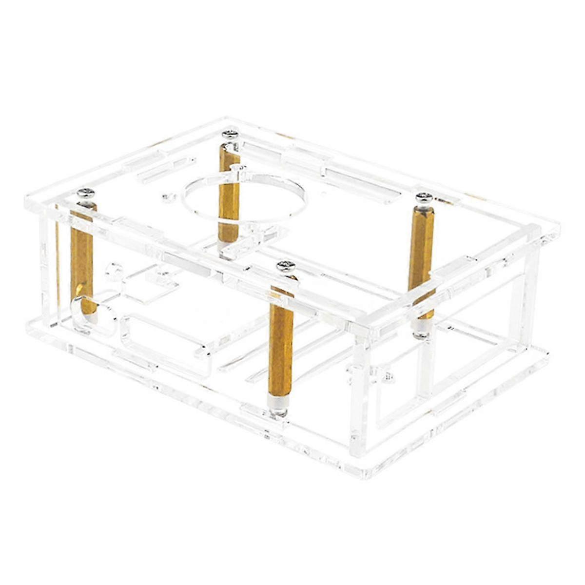 For 5 Acrylic Case Transparent Shell Protective Case for Pi 5