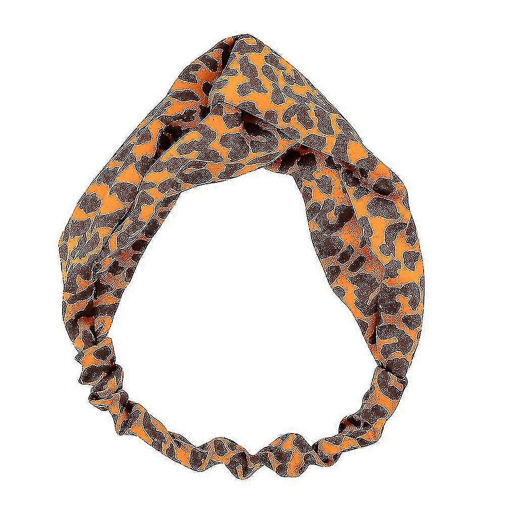 Headband Cheetah Headbands For Womenleopard Knotted Headband