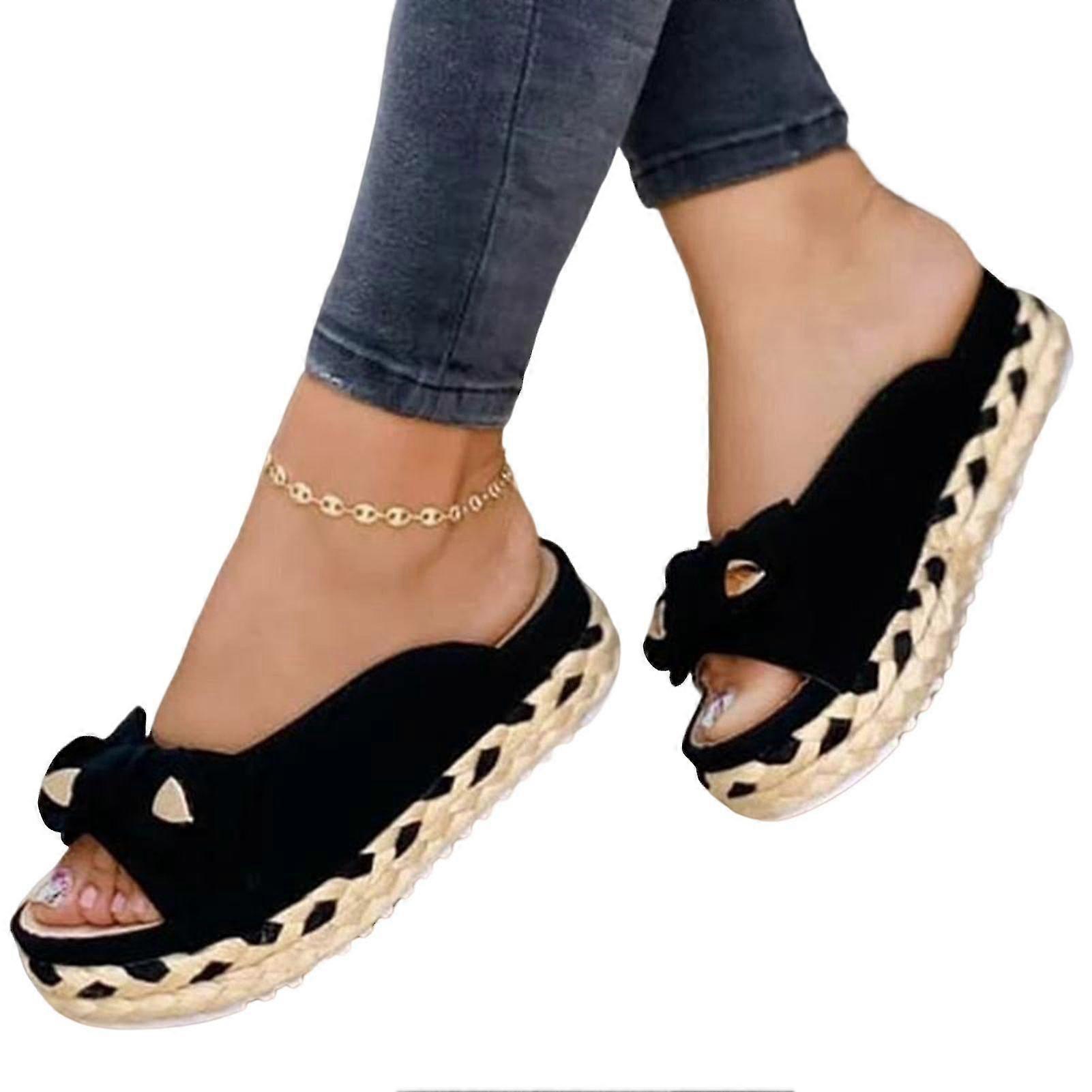 صنادل عيد الميلاد النساء أنيق الصيف المفتوح زقزقة اصبع القدم لون الصلبة المشي لعيد الحب هدية عيد الميلاد