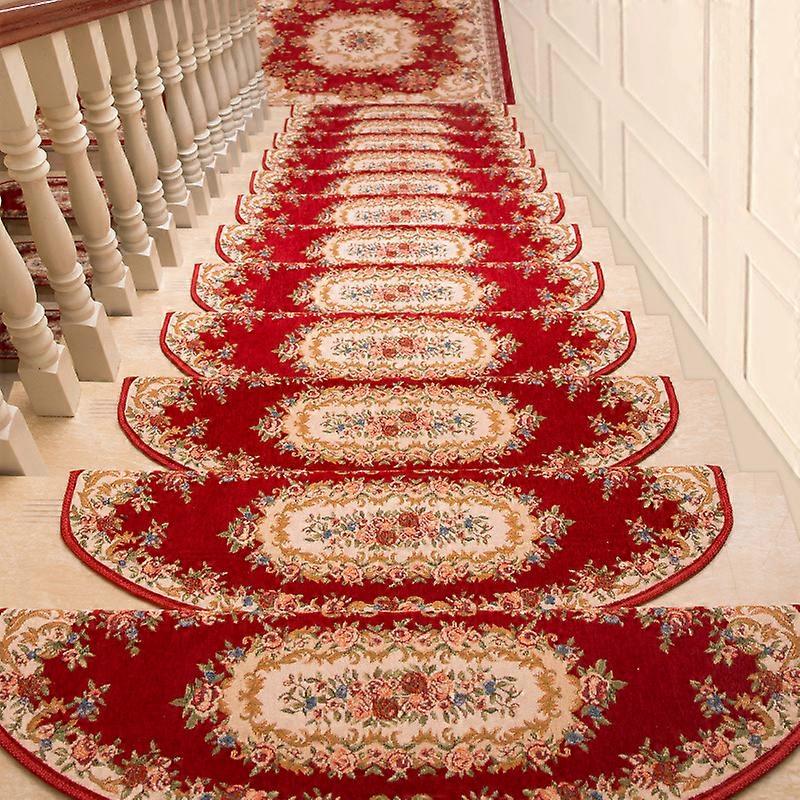 طقم من 1 دواسة سلم - سجاد داخلي - 65 × 24 سم - ناعم - مع خلفية مانعة للانزلاق - مداس سلم حديث سميك للغاية - 3 سم - ملمس مريح للقدمين مورو