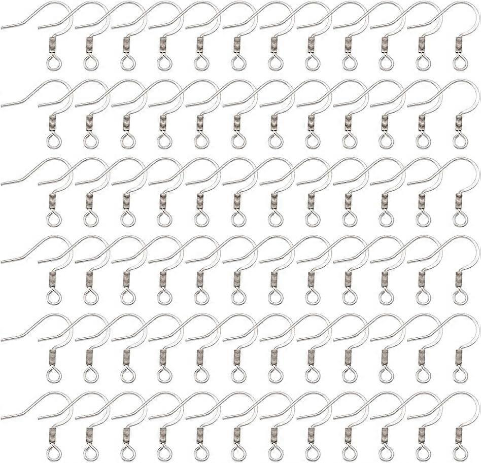 200pcs Stainless Steel Earring Hooks - Ideal for Dangle Earring Making