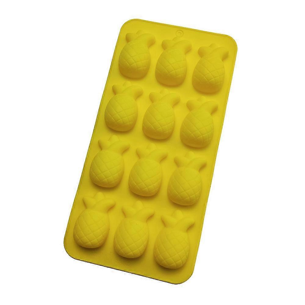 Pineapple Ice Cube Tray and Baking Mold - Fun Yellow Mold for Ice Cubes, Baking, and More