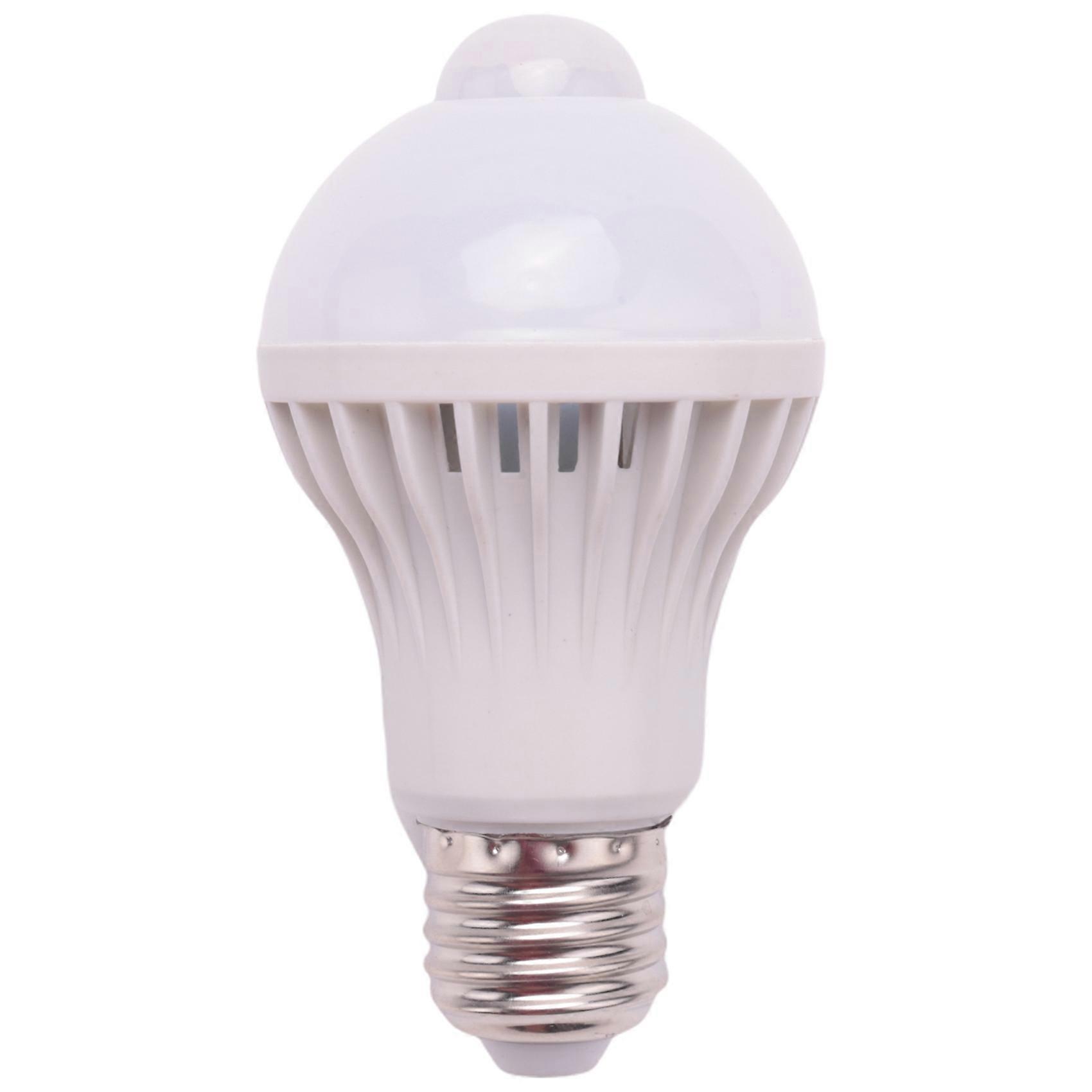 E27 Led Bulb Light Motion Sensor Light LED PIR Motion Sensor Lamp Globe Bulb Light Lamp, 5W