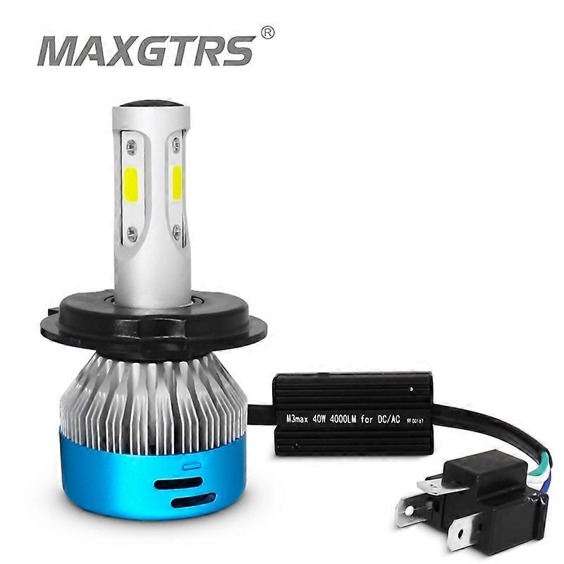 AC 8V-80V LED H4 Motorcycle Headlight Bike HS1 PH7 PH8 BA20D H6 H4 LED Bulb Lamp 360 Degrees Beam IP67 White 40W 4000Lm