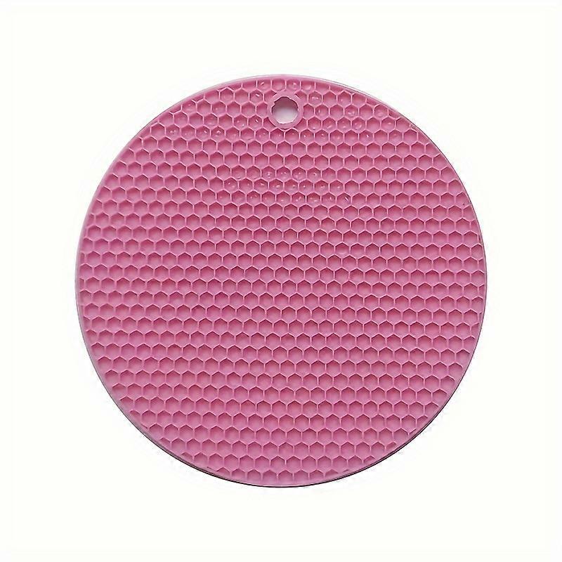 1pc Silicone Heat Insulation Mat Protect Countertop From Hot Pots And Pans With This Heat Resistant Trivet