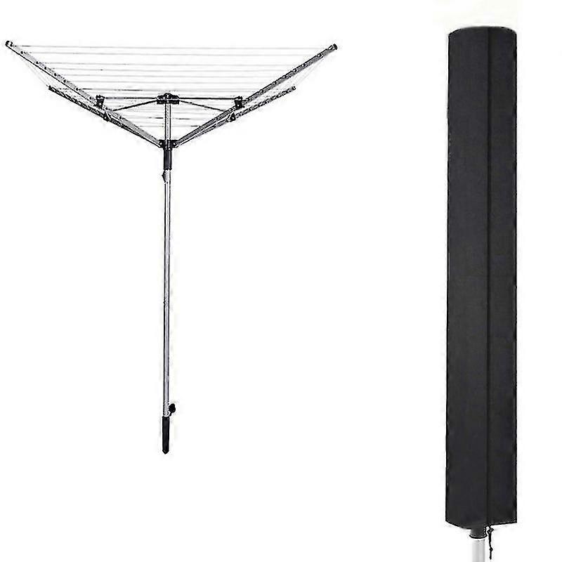 Udendørs foldbar paraplybøjle tørring rack støvdæksel
