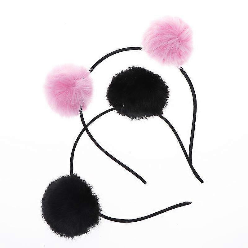 2pcs Fuzzy Headband-c