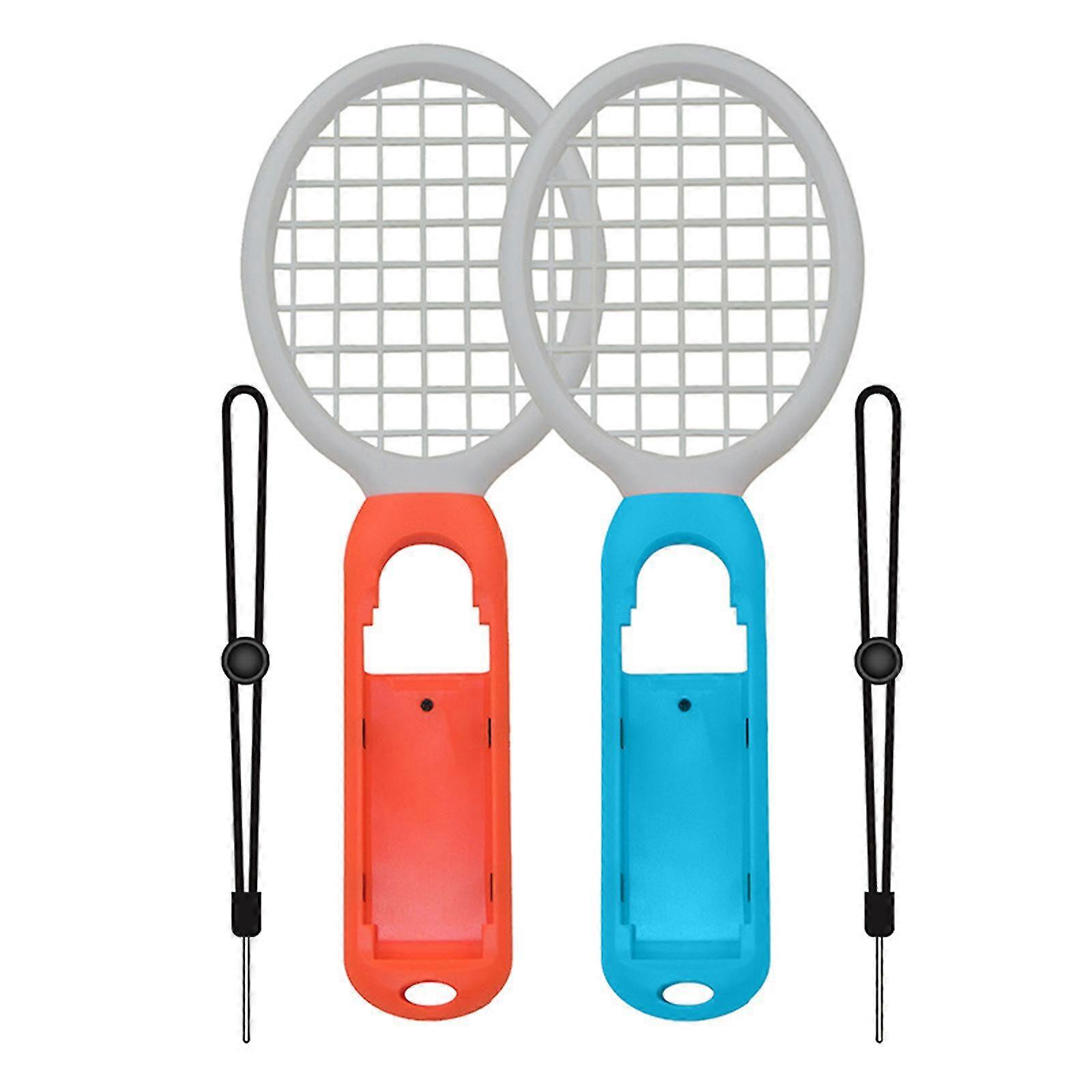 Tennis Racket for Switch Controller Twin Pack with Straps for Mario Tennis Aces