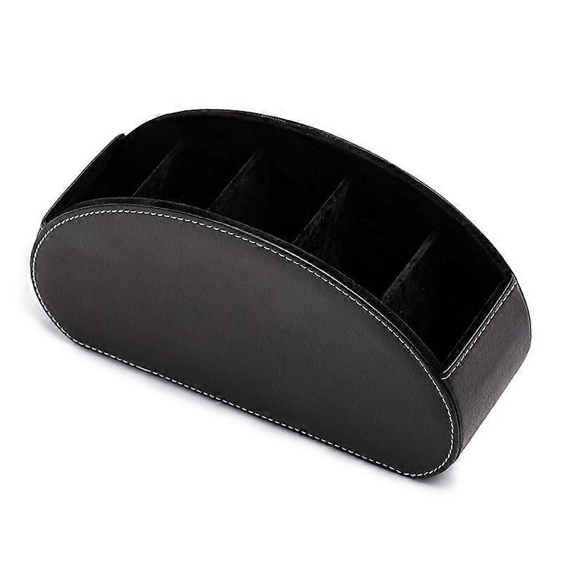 Home Leather Cosmetics Remote Control Storage Box