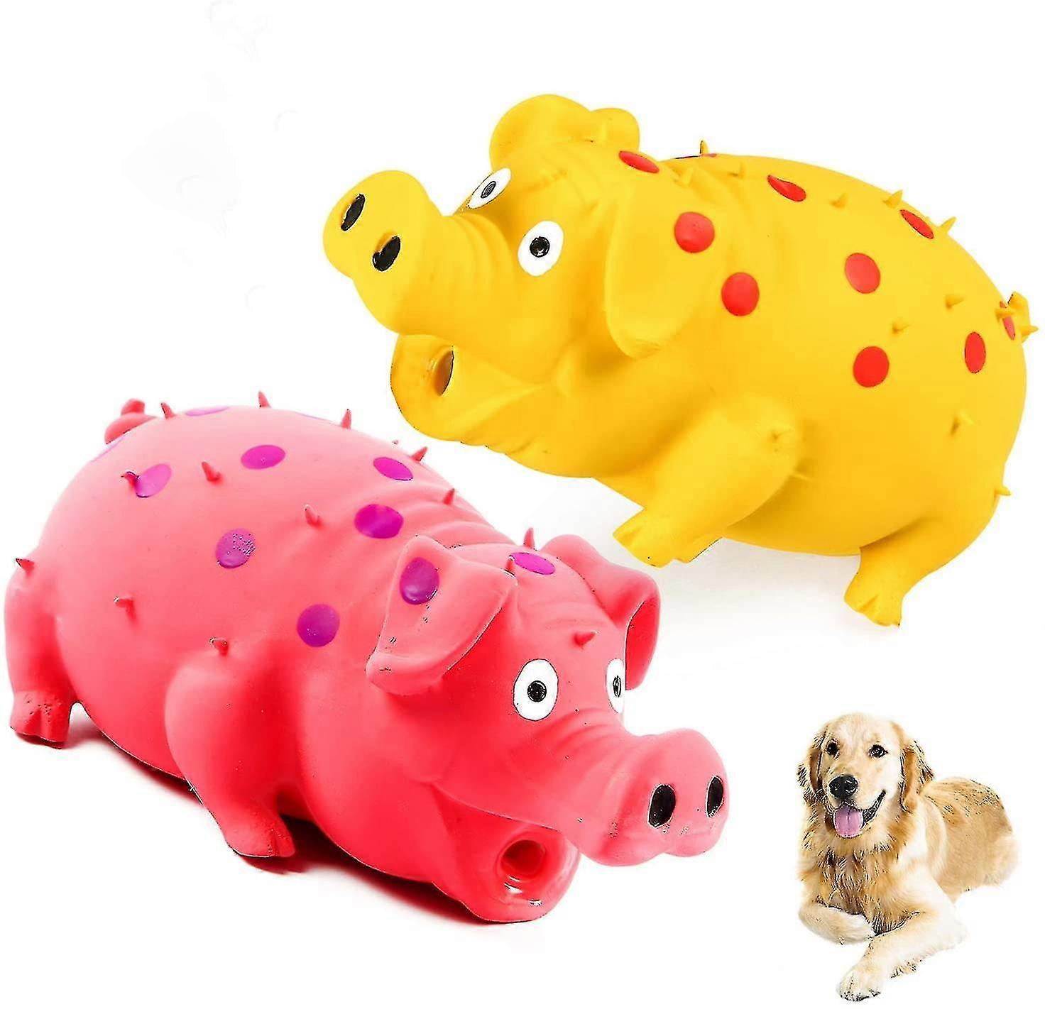 Squeaky Pig Dog Toy