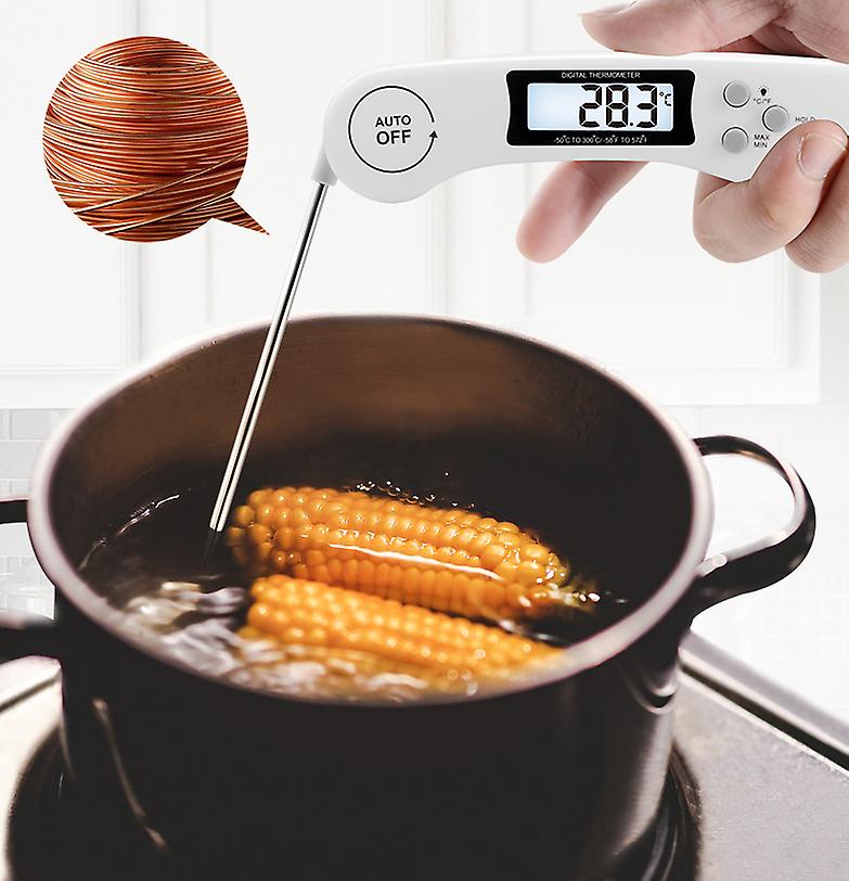 Thermomètre De Cuisine Numérique TFA Dostmann - Sonde Pliable -50°C à +300°C - Avec Décapsuleur Et Aimant