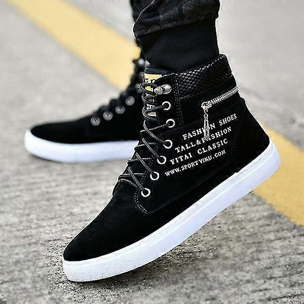 Męska Nowa Moda Hip Hop Style Casual Shoes High Top Sneakers Canvas Boots 4 Kolory