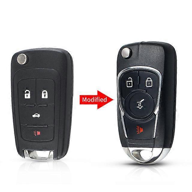 Modified Flip Key Shell For Chevrolet Cruze For OPEL Insignia Astra J Zafira Vehicle Interior CarRemote Replacement 2/3/4/5 Buttons Key