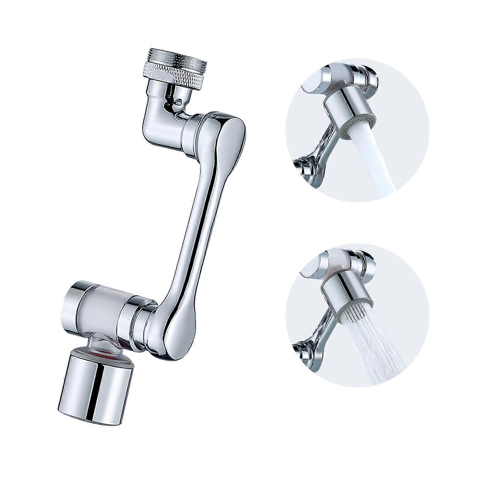 Sink Faucet Universal 1080 Rotation Sprayer Attachment, Faucet Extender Aerator Attachment, Kitchen Bathroom Faucet Extension,100% New