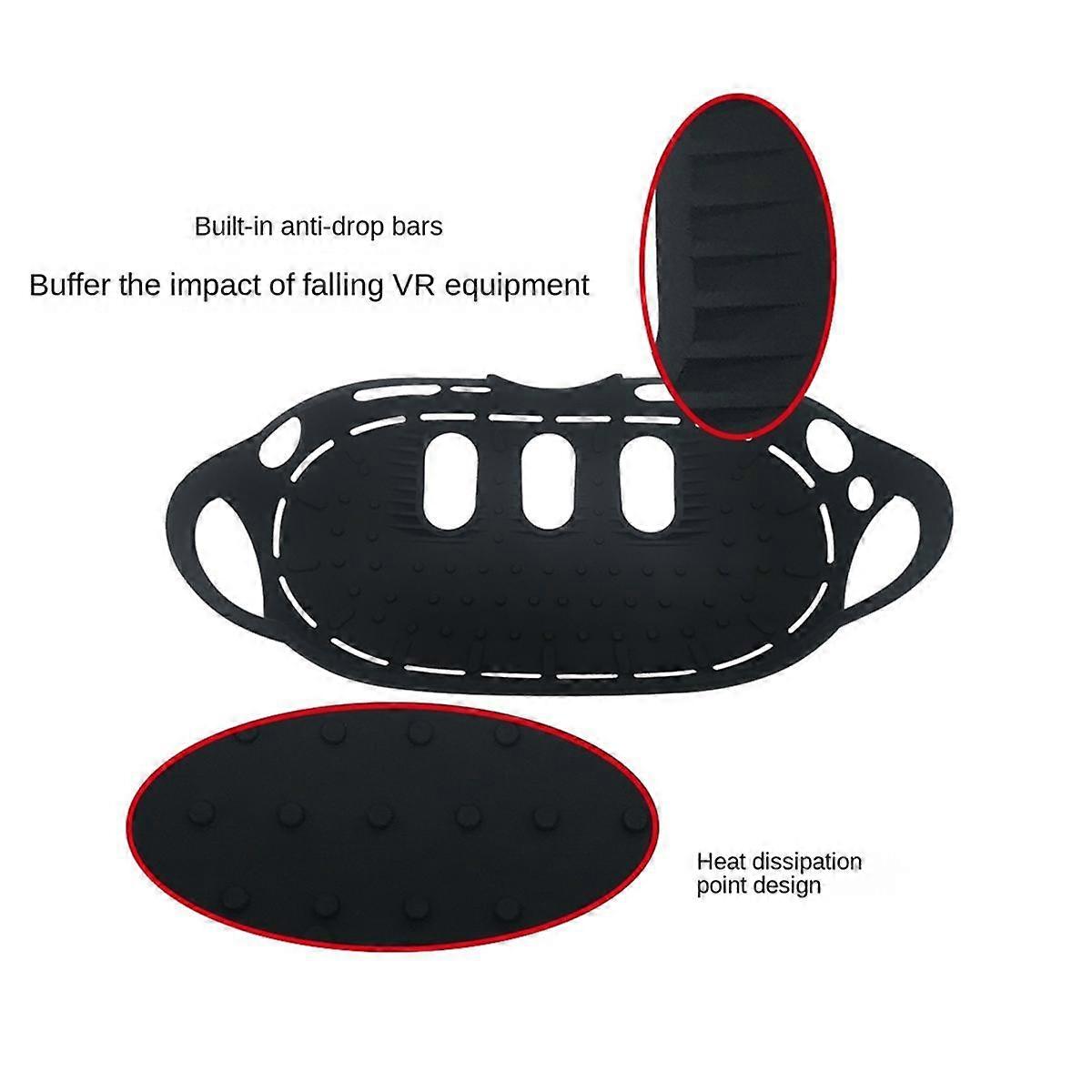 Controller Cover Case for 3 VR Headset Grip Protector Nose Eye Pad Face Mask Lens Protection Set White