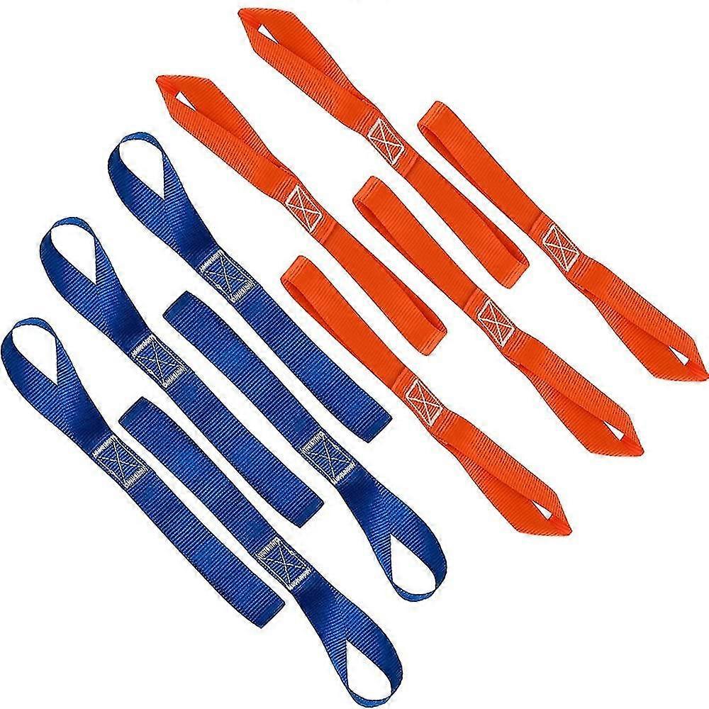 10 Soft Loop Tie-down Straps, 1,500 Lb Load Capacity