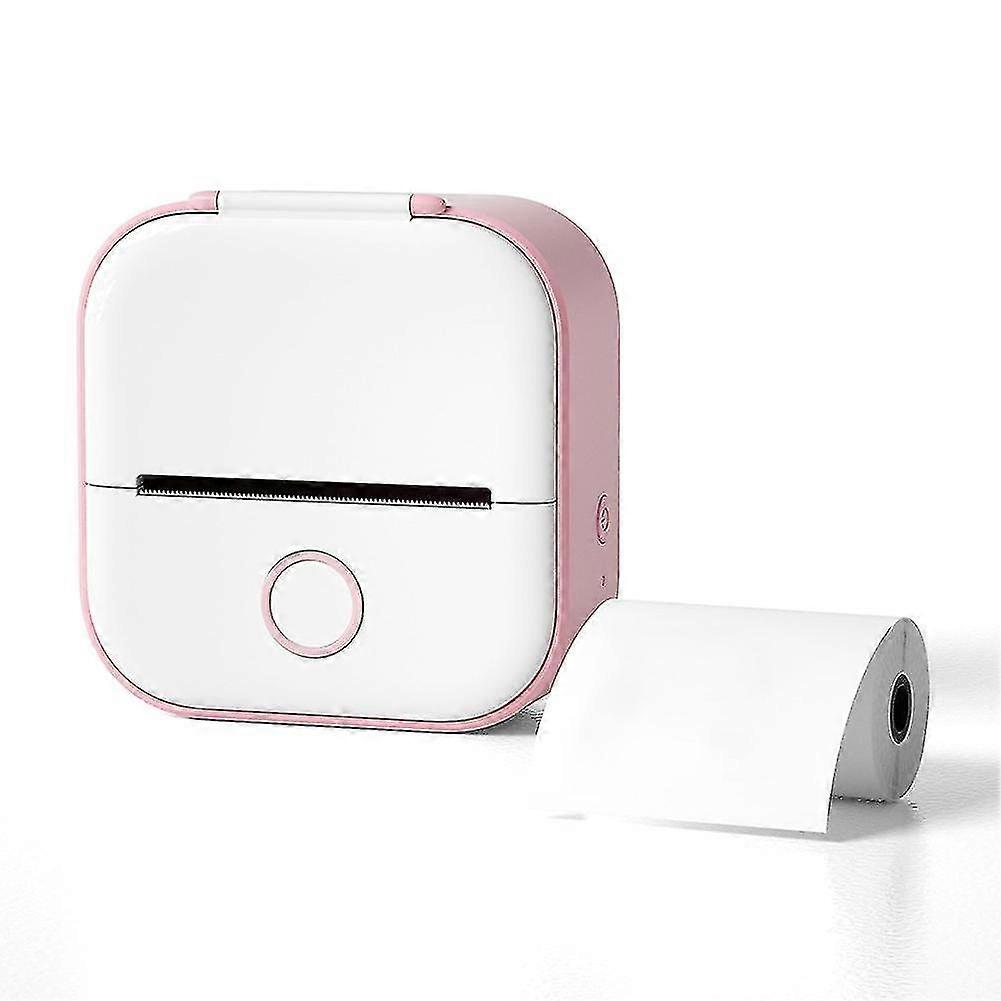 Mini fickskrivare Bärbar Bluetooth-kompatibel termisk skrivare Bläckfri etikettskrivare