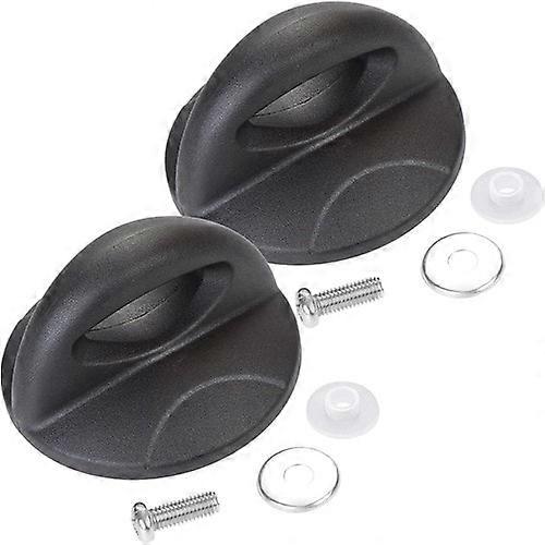 2 Pack Universal Replacement Lid Knobs, Bakelite, High Temp Resistant, Anti-Scald, for Cookware Lids