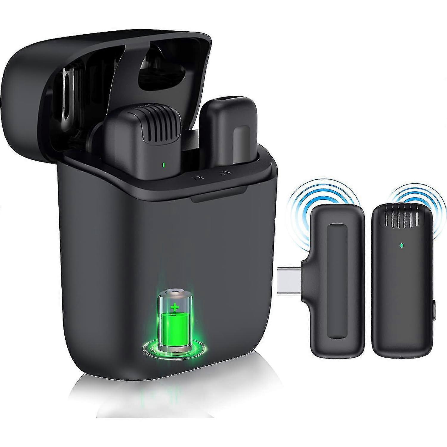 Wireless Lavalier Microphone For Type-c Android Condenser