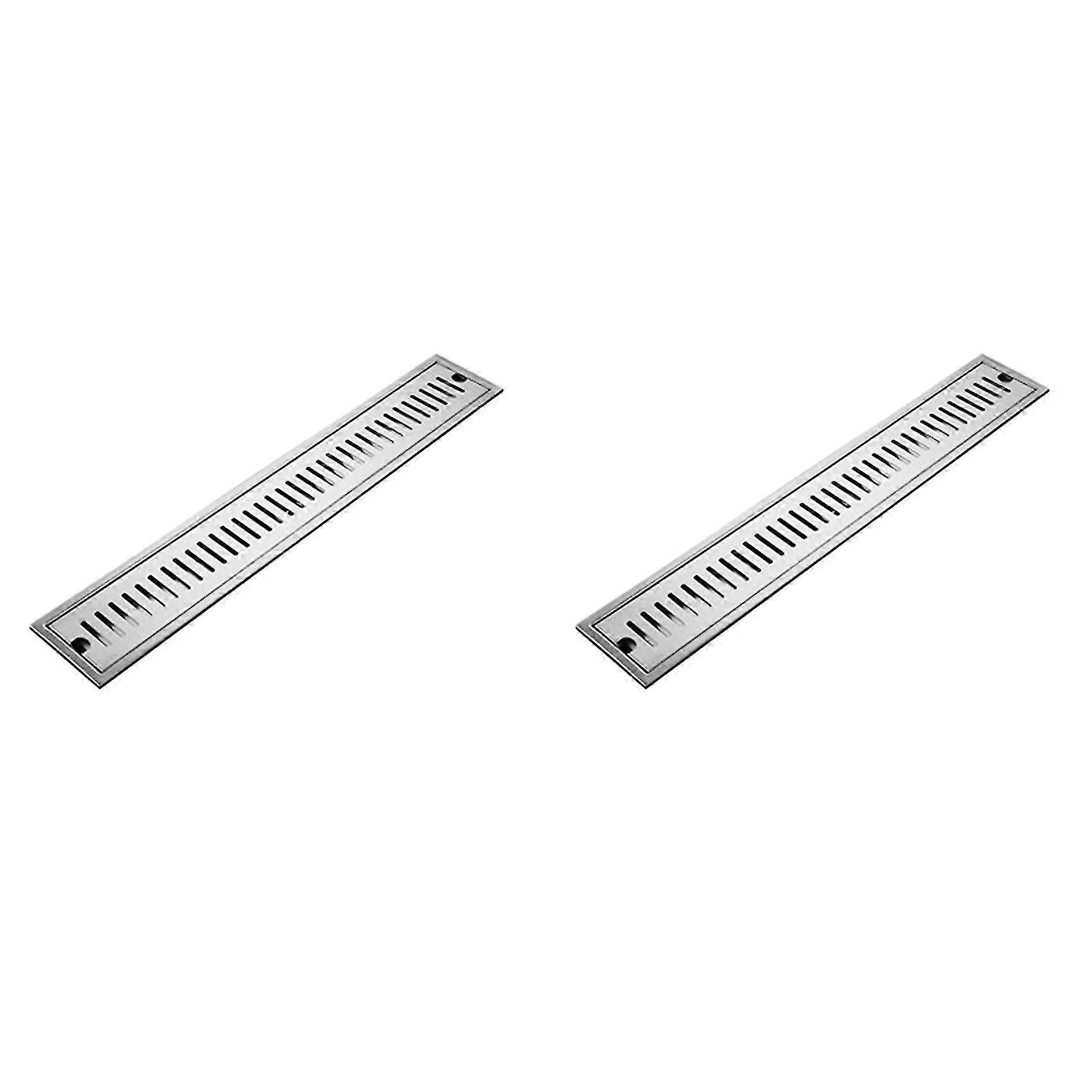 Rectangular Linear Shower Floor Drain Fits Hotel Bathroom Floor