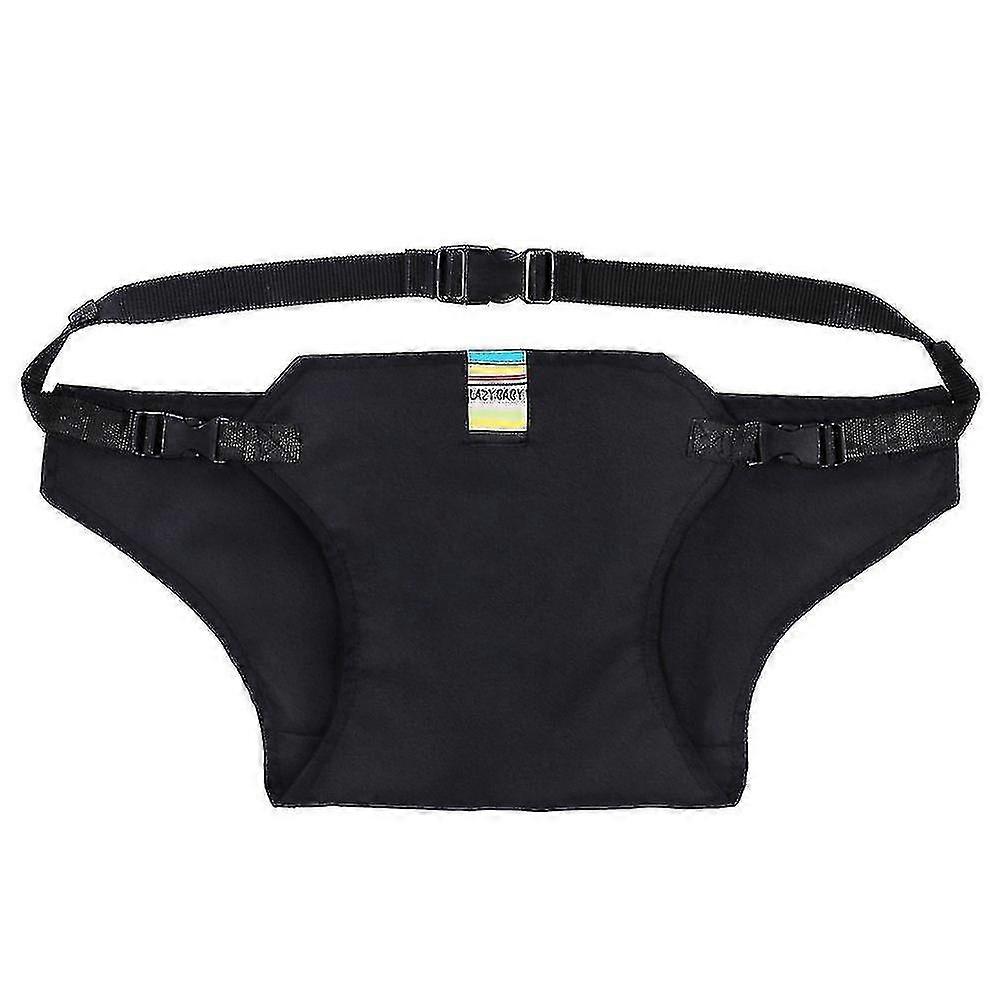 ベビーポータブルチェアシートベルトダイニングチェア安全ベルト ハイチェア(ブラック)