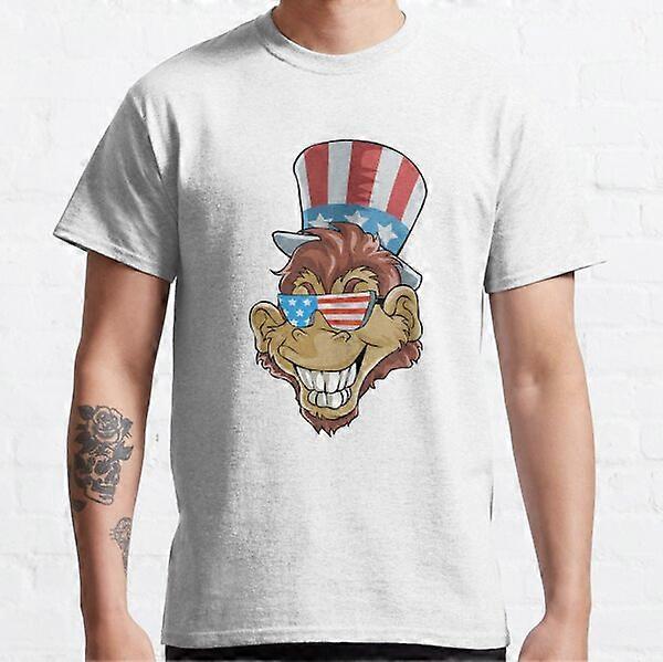 Monkey 4. júla Klasické tričko-RK13653