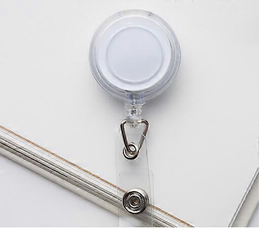 Femmes Étudiant Carte De Crédit Couverture Étui Pochette Créatif Transparent Rétractable Infirmière Badge Médecin Carte D’identité Clip Porte-Badge