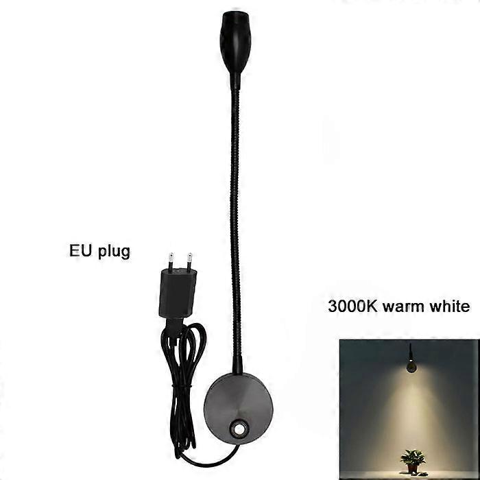 Led Wall Reading Light Touch Switch Dimmable Gooseneck Plug In Usb Lighting For Bed Headboard Bedside Dc5V Rv Boat Reading Lamp