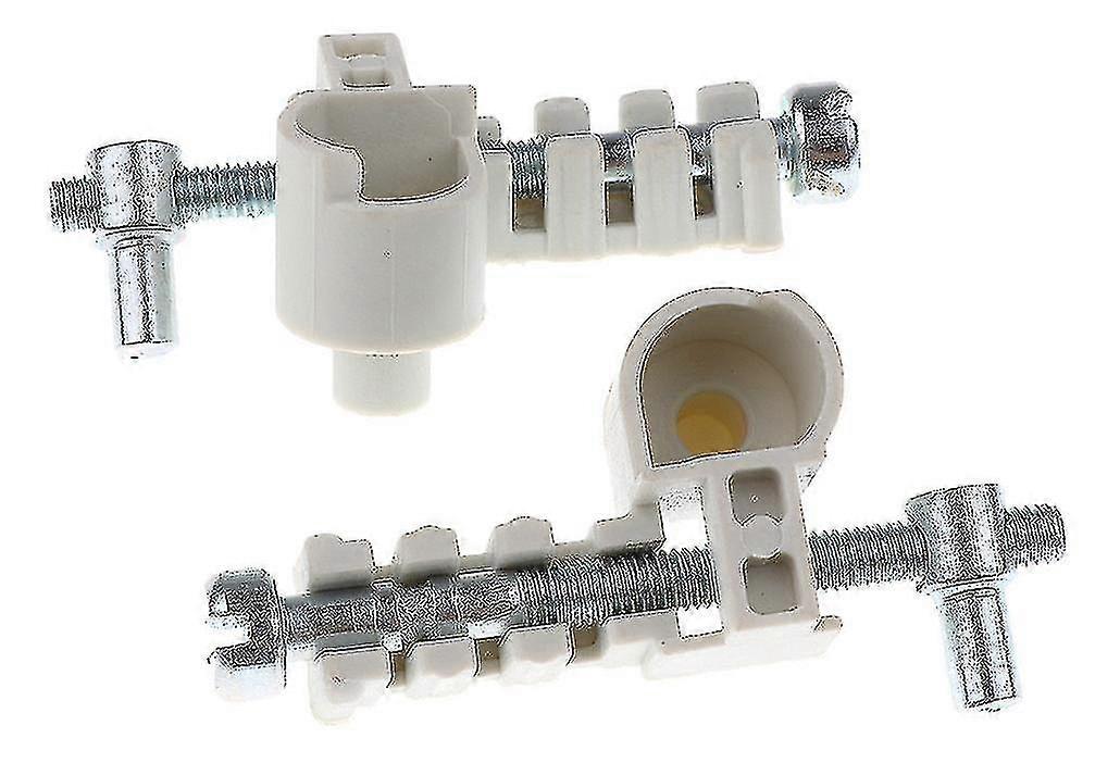 Tensor de cadena Ajuste Tornillo, Cadena Sierra Tensor de Cadena Tensor (blanco) (2pcs)