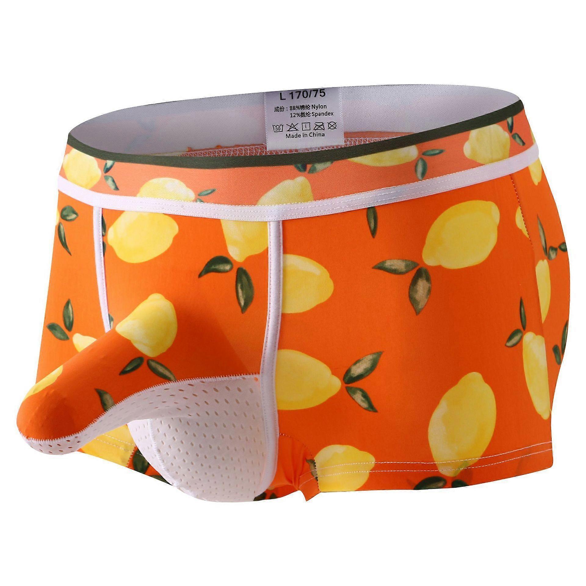 Men's Underwear Boxer Briefs Anti-Chafing Mens Boxer Briefs Separate Pouch