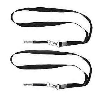 2pcs Dog Whistle Sound Training Tool Dog Bark Control Pet Dog Training Supplies (Black)