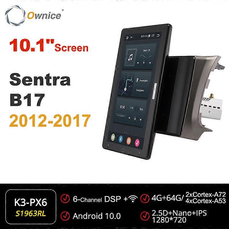 Tesla style PX6 13.3" Android 10 Car DVD Player Auto Rotatable IPS Navigation GPS For Nissan Sentra B17 2012-2017 Stereo Radio