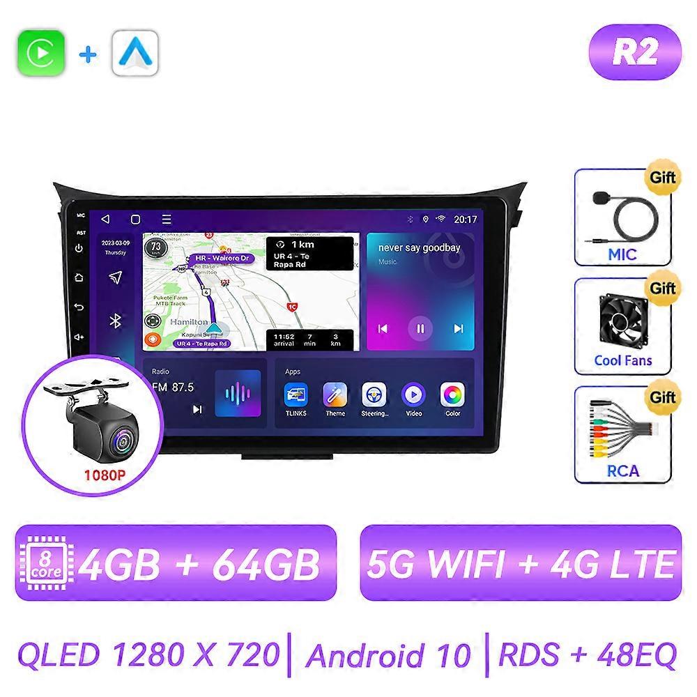 For Hyundai I30 Elantra GT 2011 2012 - 2017 Android Car Radio Multimedia Player Navigation GPS Carplay Touch Screen Auto Stereo