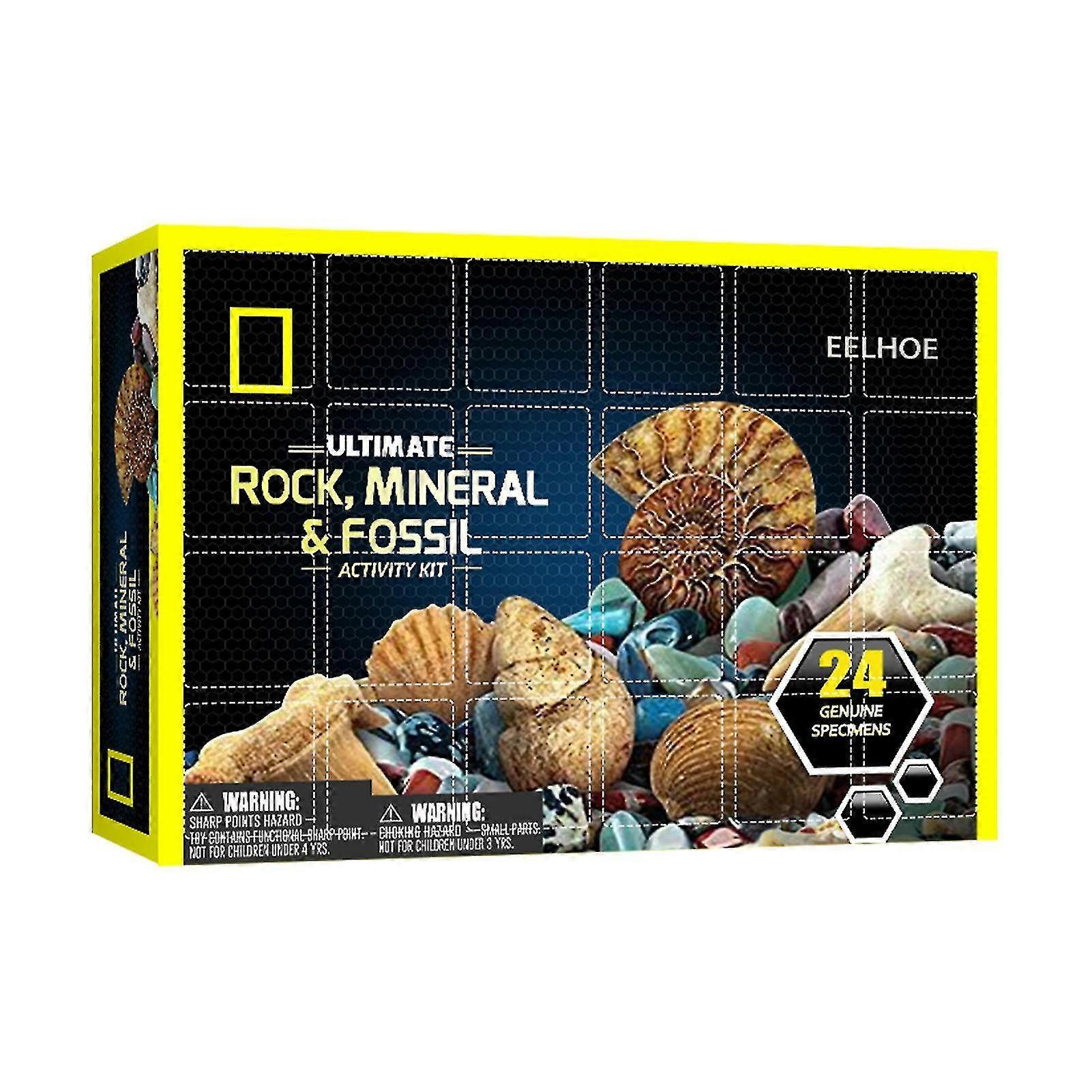 24pcs/box Christmas Ore Box Accumulate Happiness Exquisite Workmanship Anti-fade Christmas Countdown Ore Box For Kids