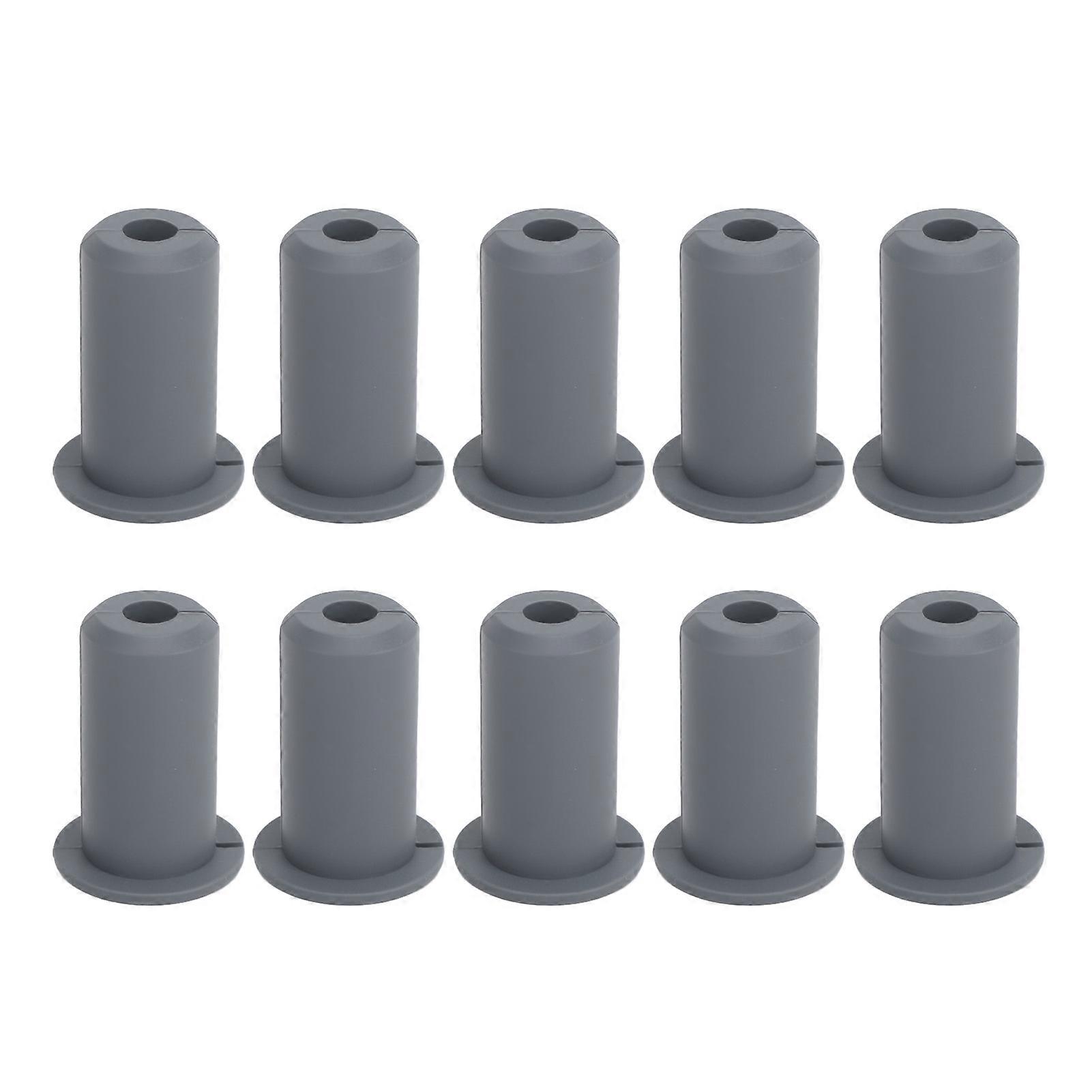 10-Piece Cable Routing Kit for Starlink, Silicone Cable Grommets, Wall Mount Cable Grommet for Starlink Series Cable, 0.75 in Diameter, Gray
