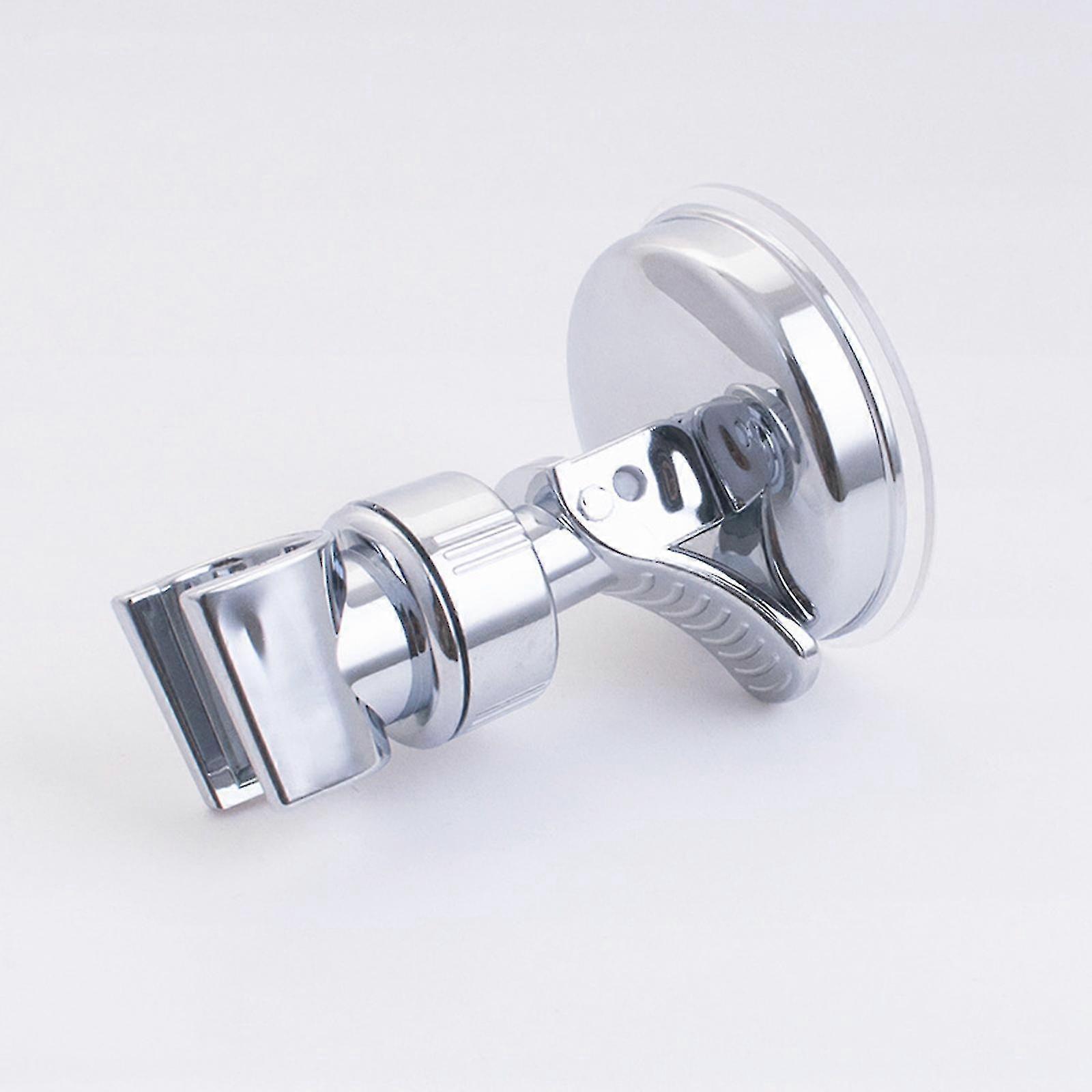 Shower Head Holder Suction Bracket Wall Mount Handset Kit Chrome Bathroom1pcssilver