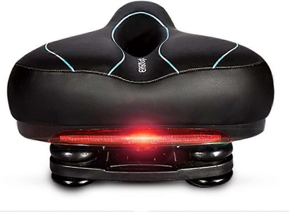 Blau Fahrradsitz Fahrradsattel, XPhonew Mnner Frauen Bequemster breiter  Fahrradsattel Weiches Fahrradsitzkissen Polster mit Rcklicht fr Outdoor  MTB Mounta | Fruugo DE