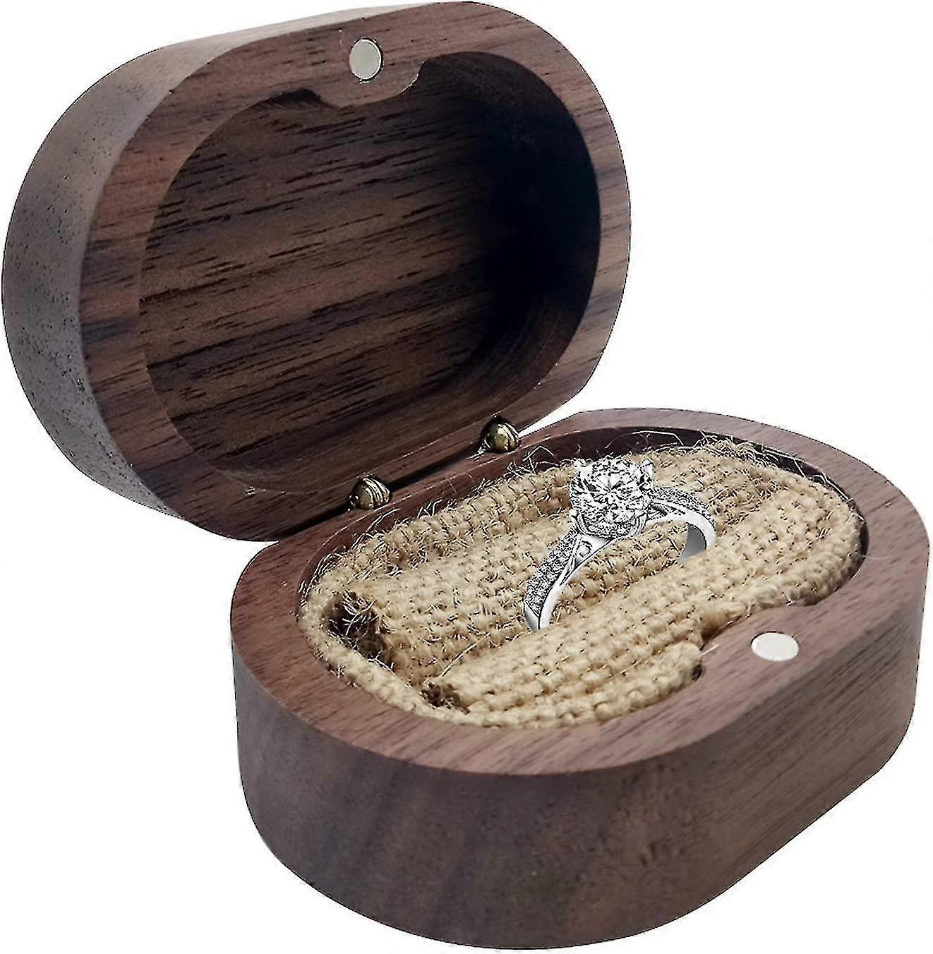 Ring Box, Jewelry Box, Ring Holder, Ring Box With Pillow For Wedding Proposal