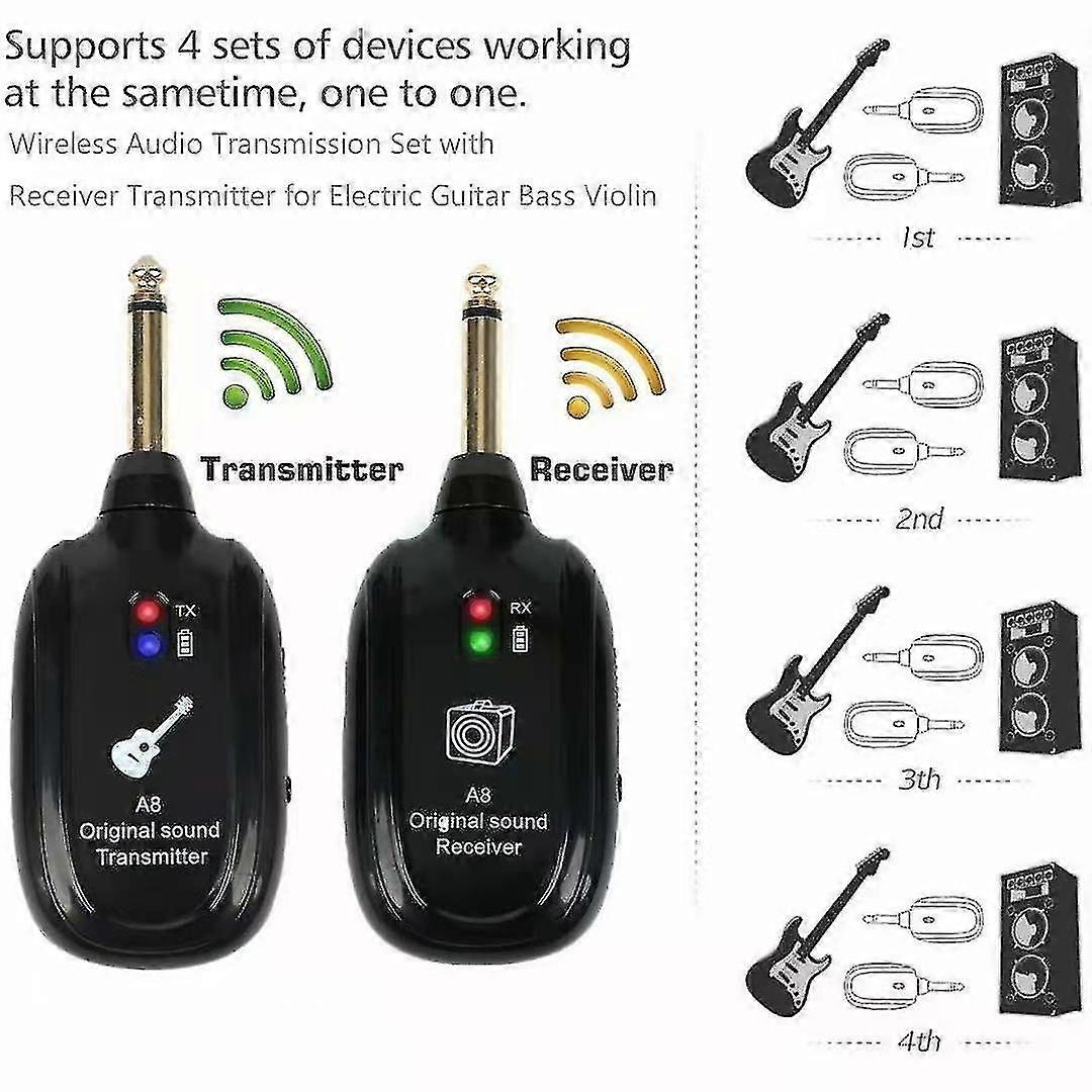 Original Sound Receiver Uhf Gitarre Wireless System Sender Set