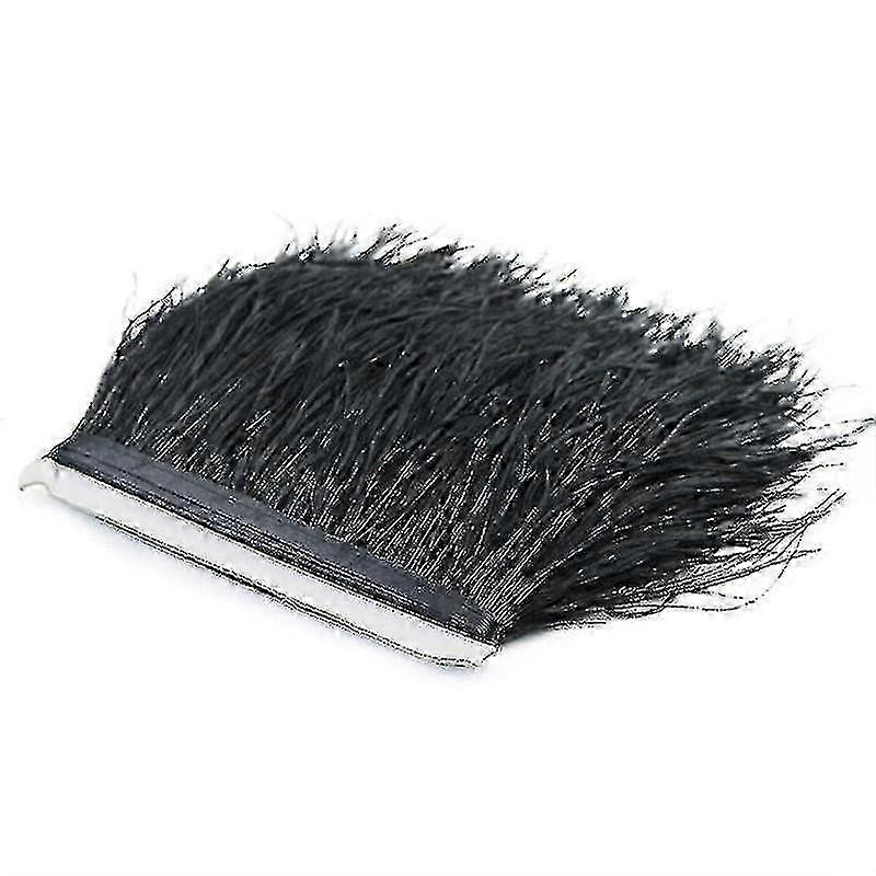 Ruban de garniture en plumes d'autruche de 2 m