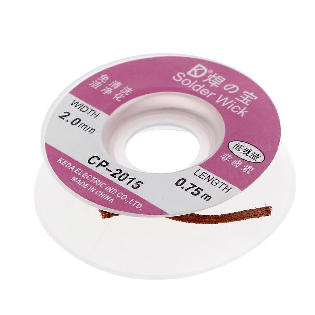 2mm Desoldering Solder Braid Wick Remover Cable Wire New