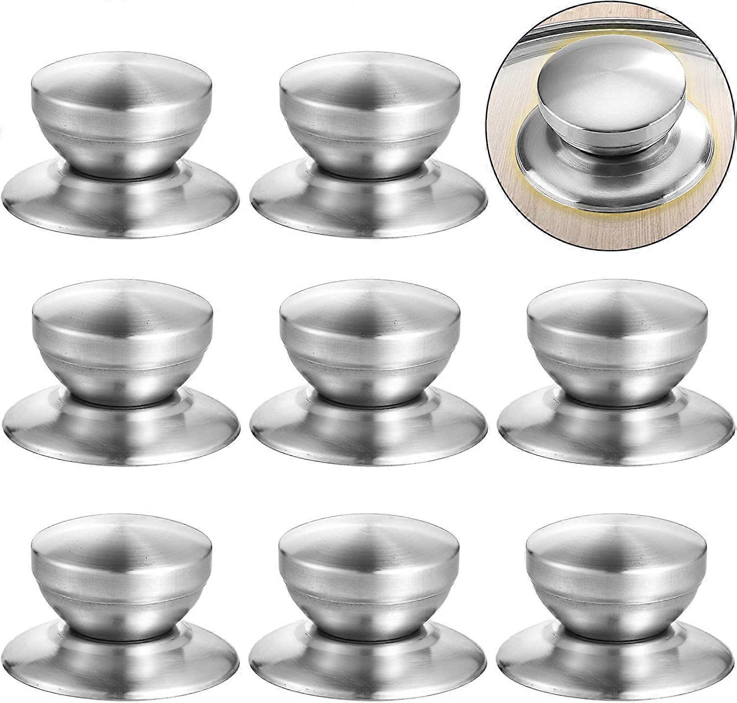 Replacement Knobs Pot Lid Handle Cover Cookware Stainless Steel Lid Replacement Knob Cover Handles