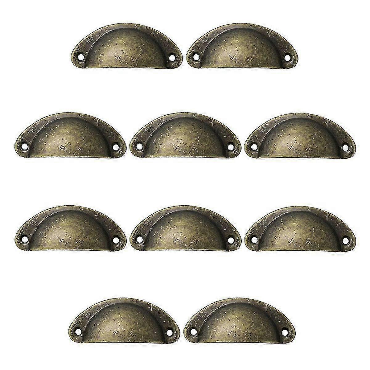 40PCS Handles Drawer Handles Cabinet Door Handle Drawer Antique Shell Pull Dresser Drawer Cupboard Medicine Cabinet