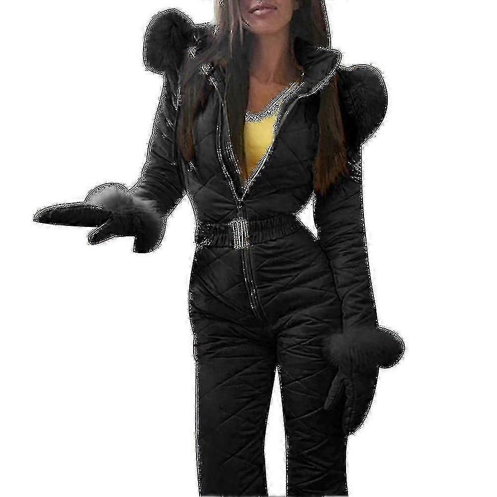 Γυναίκες Ζεστό Snowsuit Υπαίθριο αθλητικό παντελόνι Κοστούμι σκι Αδιάβροχο Jumpsuit
