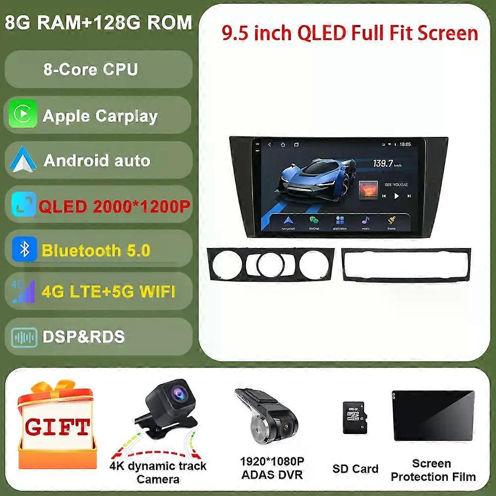 Android For Bmw 3 E90 E91 E92 E93 2005 - 2012 Car Radio Bluetooth Carplay Multimedia Video Player Gps Navigation Head Unit 2din